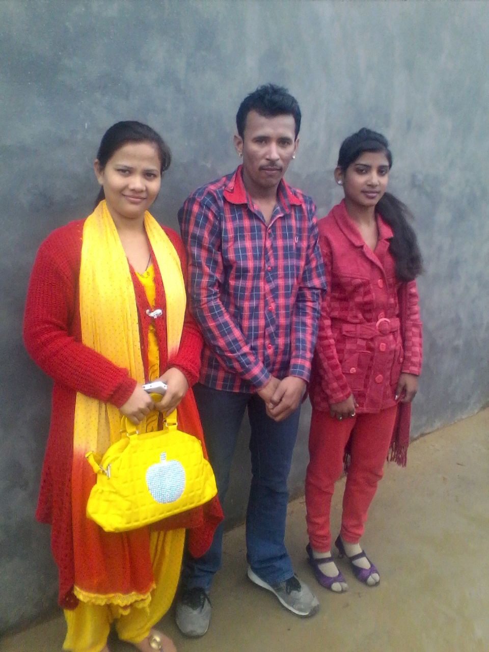 Krishan Puthi with Pinky n Samita Thakur